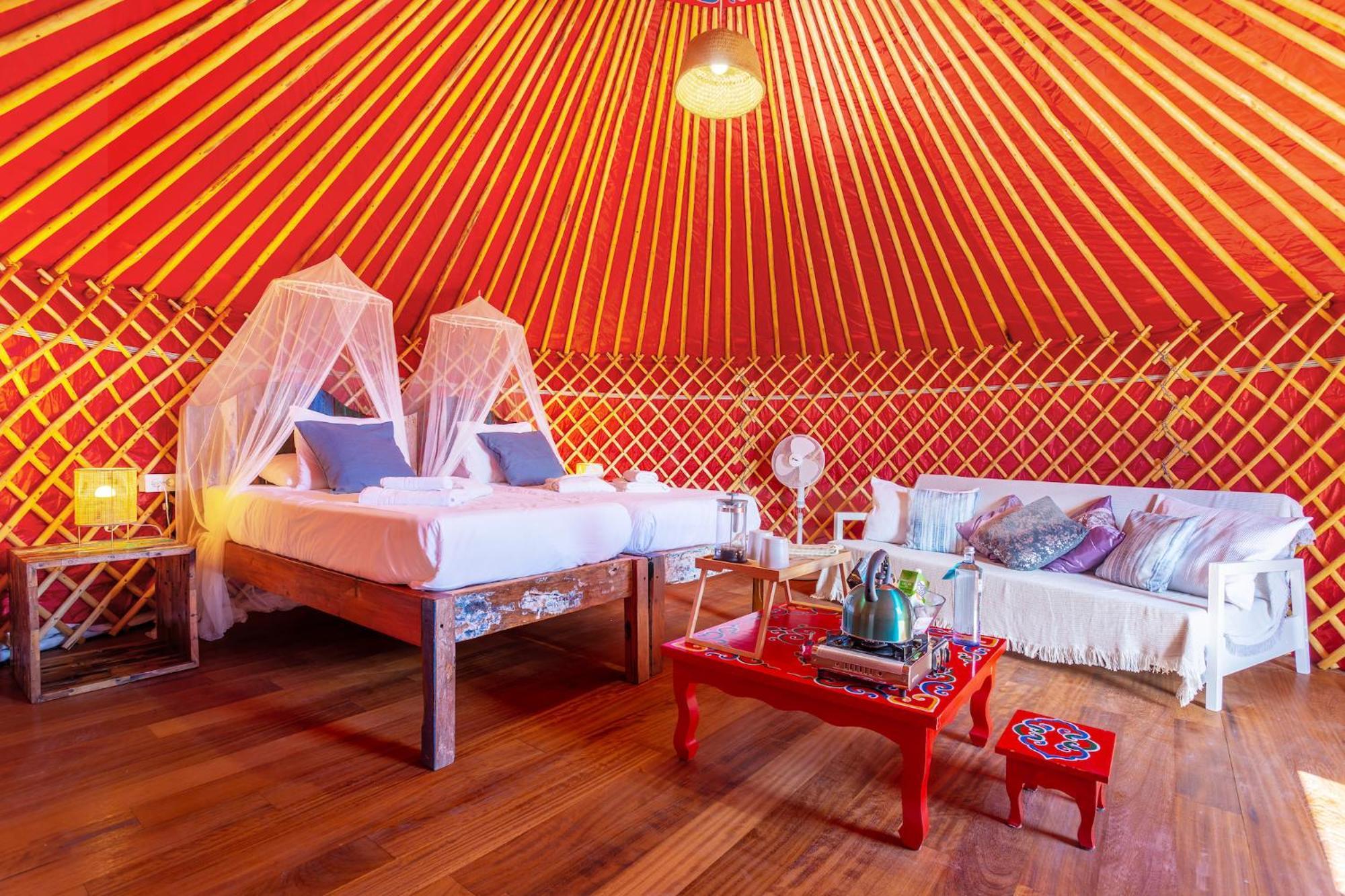 Finca De Arrieta Village - Yurts And Stone Cottages - Shared Pool - Walking Distance To Arrieta Beach - Off Grid Tabayesco Екстериор снимка