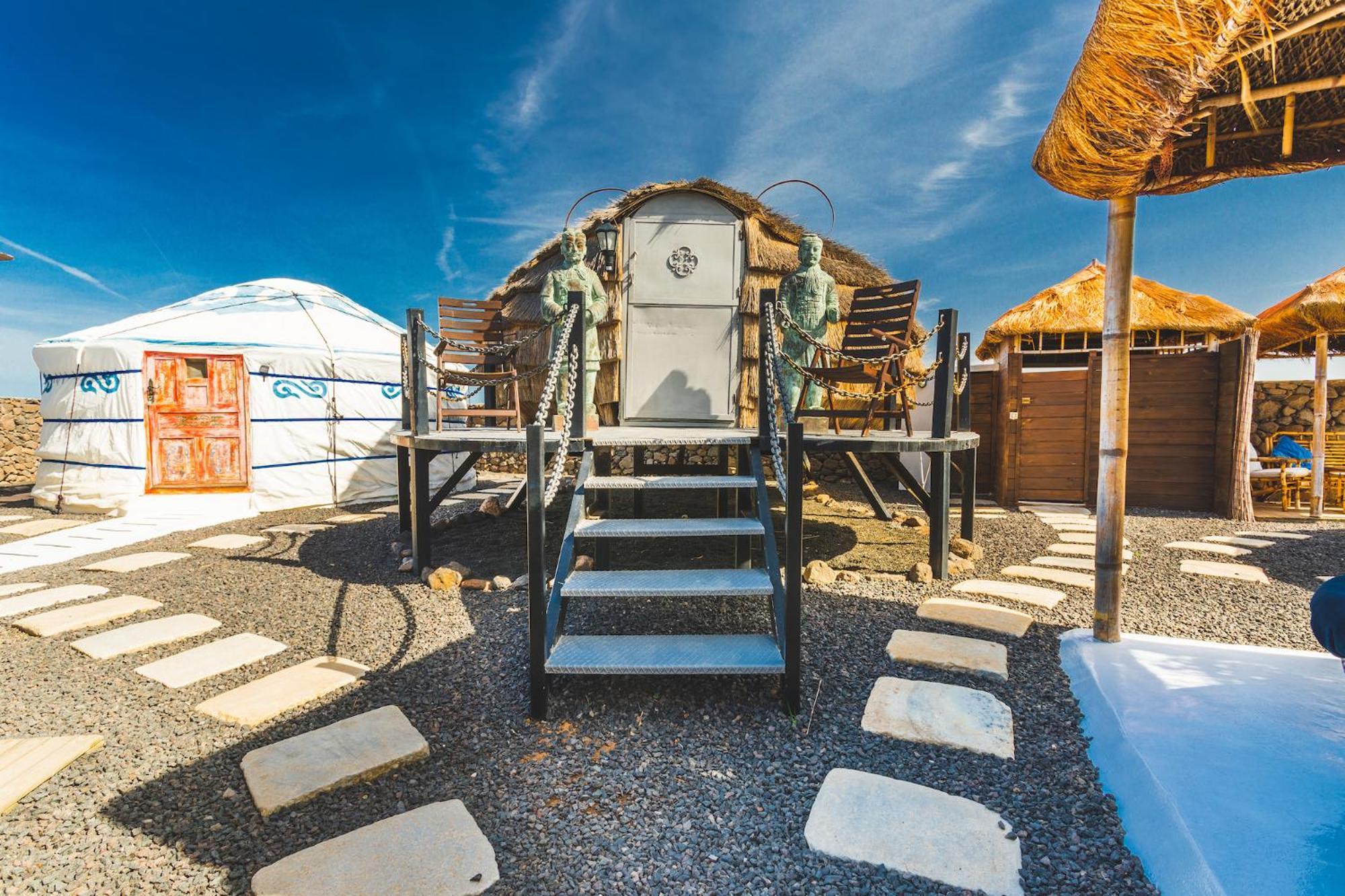 Finca De Arrieta Village - Yurts And Stone Cottages - Shared Pool - Walking Distance To Arrieta Beach - Off Grid Tabayesco Екстериор снимка